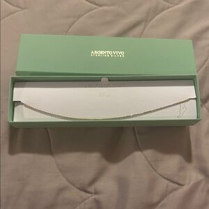 Argento Vivo Delicate Gold anklet
